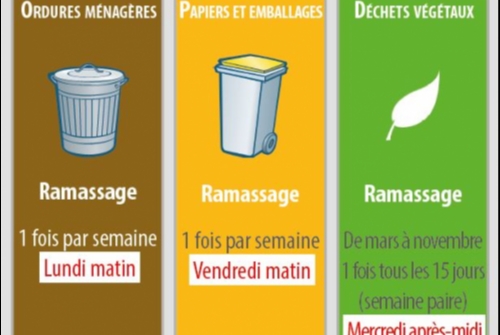 NOUVEAU CALENDRIER DE COLLECTE DES DECHETS NOUVEAU CALENDRIER DE COLLECTE DES DECHETS