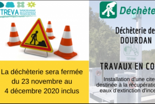 FERMETURE DE LA DECHETERIE DE DOURDAN FERMETURE DE LA DECHETERIE DE DOURDAN